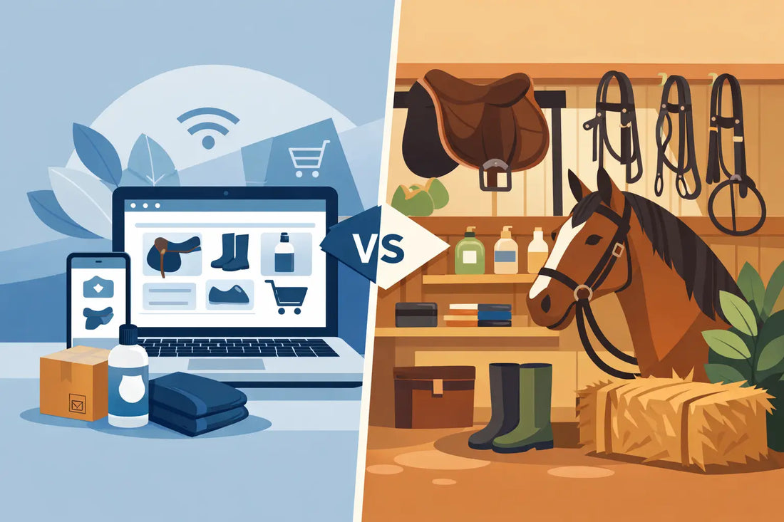 Stallbedarf online oder Fachhandel - was passt?